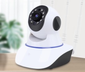 光头强三天线无线WiFi网络摄像机1080P高清远程家用监控摄像头